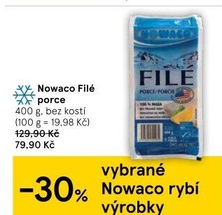 Rybí filé mražené Nowaco