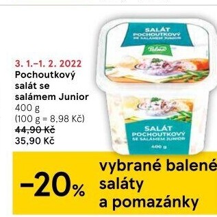 Salát pochoutkový s Juniorem Lahůdky Palma