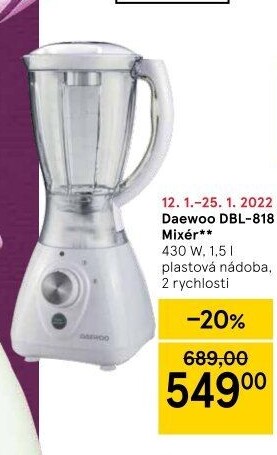 Stolní mixér Daewoo DBL - 818