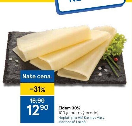 Sýr Eidam 30%