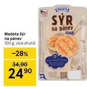 Sýr na pánev Madeta