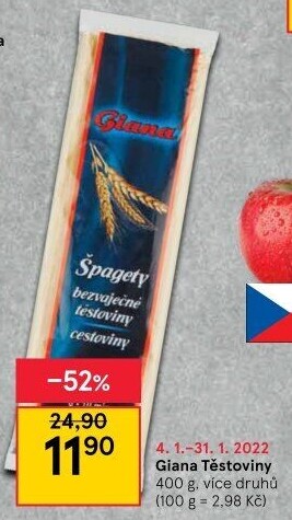 Těstoviny Giana