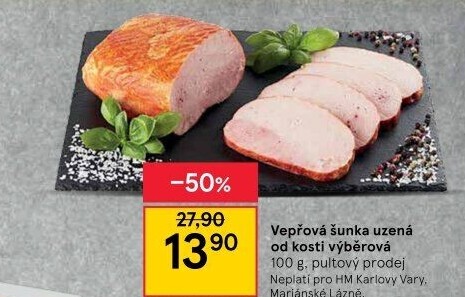 Vepřová šunka výběrová od kosti