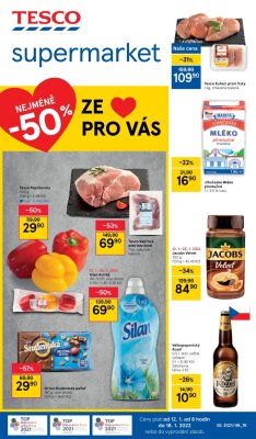 akční leták Tesco 12.1.2022-18.1.2022