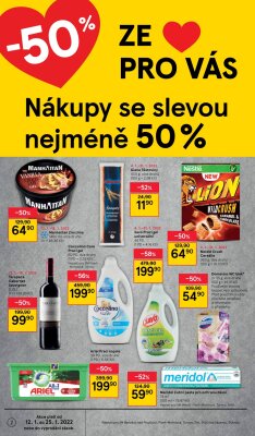 akční leták Tesco 12.1.2022-18.1.2022