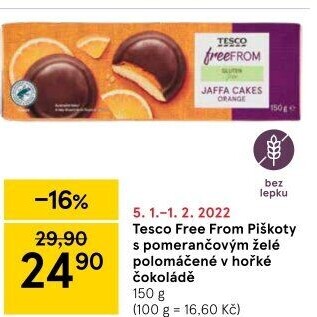 Čokopiškoty Tesco Free From