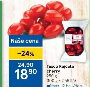 Rajčata cherry Tesco