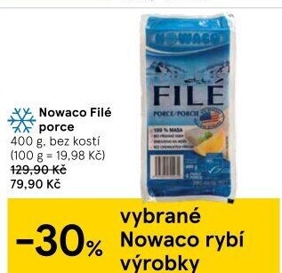 Rybí filé mražené Nowaco
