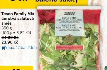 Salát Family mix Tesco