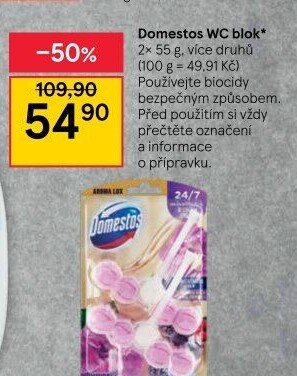 WC bloky Domestos
