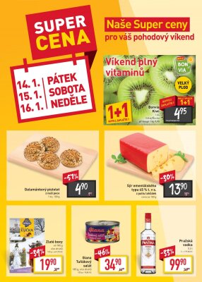 akční leták BILLA 12.1.2022-18.1.2022