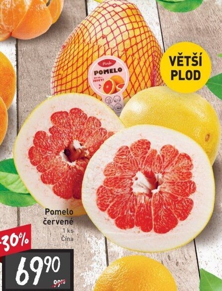 Pomelo červené