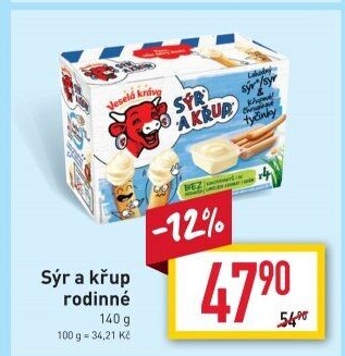 Sýr a křup Veselá kráva