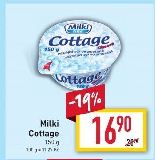 Sýr Cottage Milki line