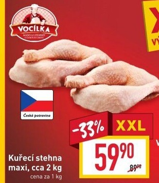 Kuřecí stehna Vocílka