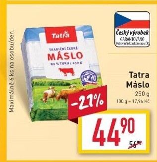 Máslo Tatra