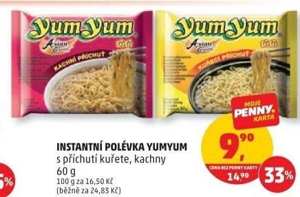 Instantní polévka YumYum