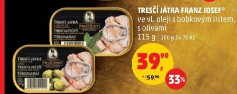 Játra tresčí v oleji Exclusive Franz Josef Kaiser