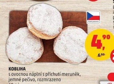 Kobliha s ovocnou náplní