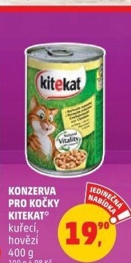 Konzerva pro kočky Kitekat