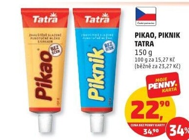 Mléko kondenzované Pikao Tatra