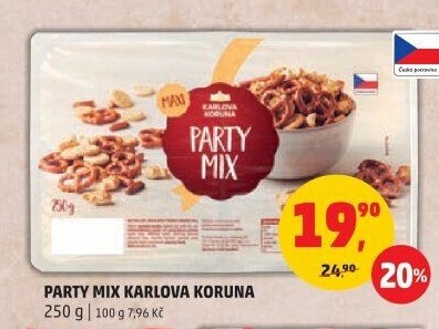 Krekry Party mix Karlova Koruna