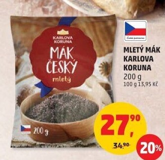 Mák mletý Karlova Koruna
