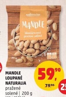 Mandle pražené Naturalia