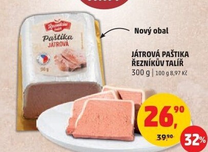 Paštika játrovka Řezníkův talíř