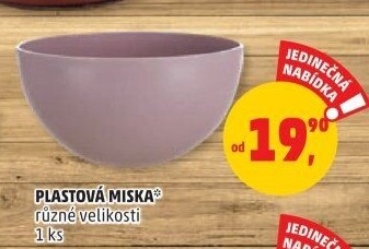 Plastová miska