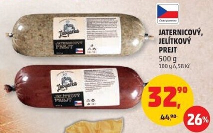 Prejt jitrnicový Dobrá česká Zabijačka