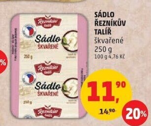 Sádlo škvařené Řezníkův talíř