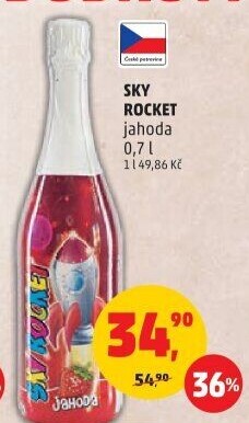 Sekt nealkoholický dětský Sky rocket
