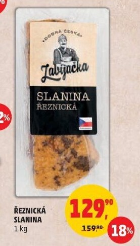 Slanina Řeznická Dobrá česká Zabijačka
