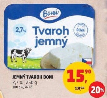 Tvaroh jemný Boni