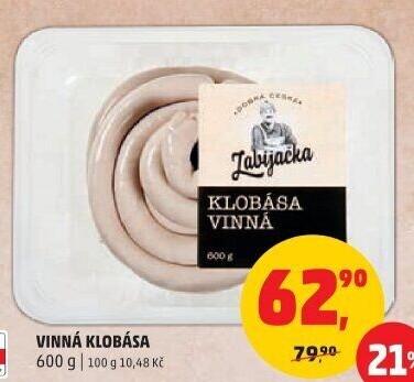 Vinná klobása Dobrá česká Zabijačka