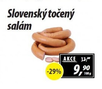 Salám slovenský točený