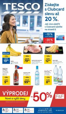 akční leták Tesco 19.1.2022-25.1.2022