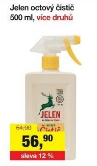 Čistič octový Jelen