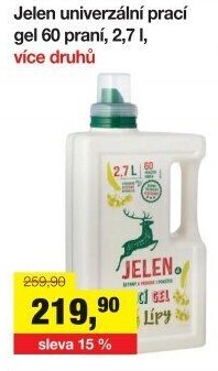 Prací gel Jelen
