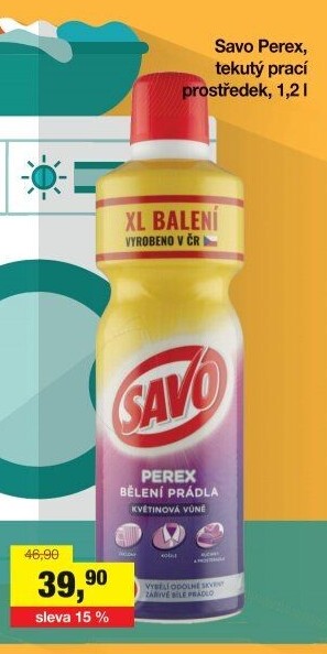 Prací prostředek Perex Savo