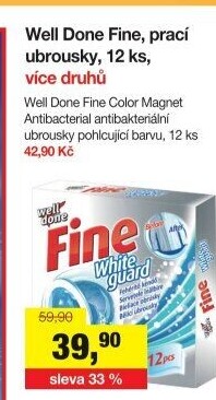 Ubrousky na praní Fine Well Doneu