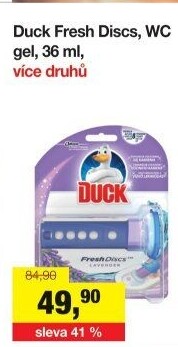 WC blok bodový Fresh Discs Duck