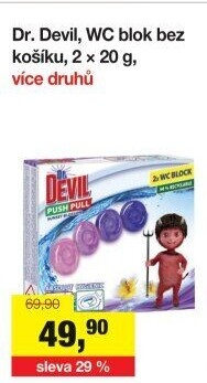WC blok bodový Push Pull Dr. Devil