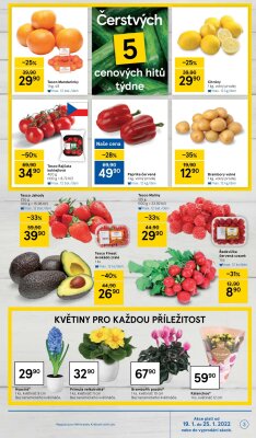 akční leták Tesco 19.1.2022-25.1.2022