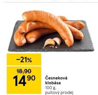 Česneková klobása
