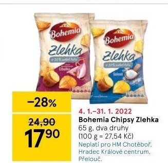 Chipsy Zlehka Bohemia Chips