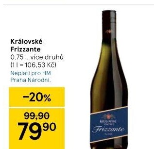 Frizzante Královské