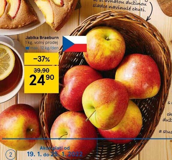 Jablka Braeburn