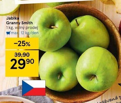 Jablka Granny Smith